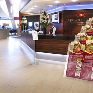 Floor standing brochure holder with 12 pockets 1/3 A4 - Image 2