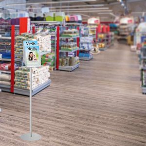 Portadepliant a Piantana con 2 tasche A4 - immagine 2