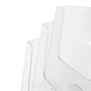 Tasca di ricambio formato 3 x A5 per portadepliant a piantana (SLV11) - immagine 3