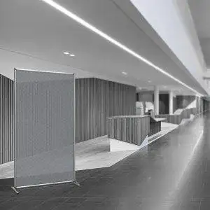 Parete Divisoria Magnetica in lamiera microforata profilo 3 cm. - immagine 3