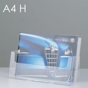 Portadepliant da banco 1 tasca A4 orizzontale - immagine 1