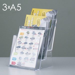 Portadepliant da banco 3 tasche A5 - immagine 1