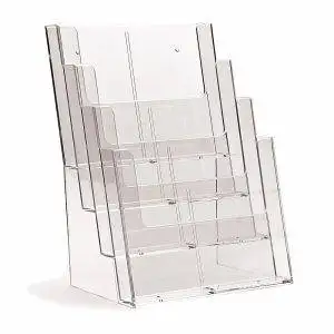 Desktop brochure holder. 4 pockets A4 - Image 2