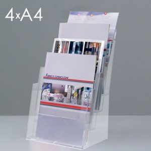 Portadepliant da banco 4 tasche A4 - immagine 1