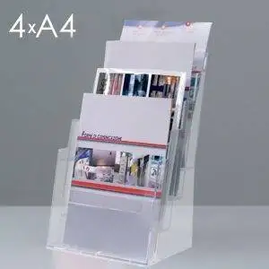 Desktop brochure holder. 4 pockets A4 - Image 1