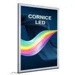 Snap frame with LED lighting