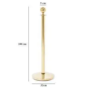 Rope Stand barrier post "Theatre Gold" - Image 11