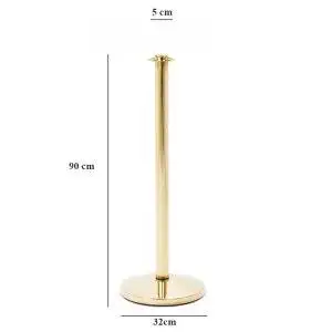 Rope Stand barrier post "Theatre Gold" - Image 7