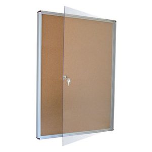 Bacheca Linea Sughero con anta a libro - immagine 1