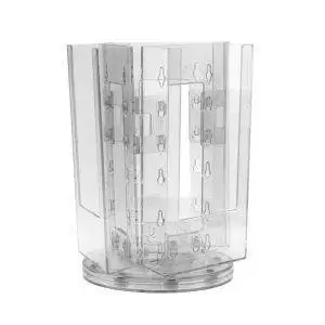 Counter Swivel Leaflet Holders,  3 pockets , format 1/3of A4 - Image 2