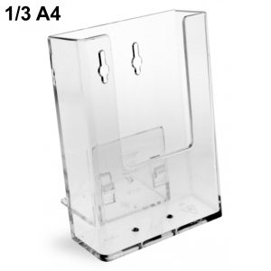 Desktop and wall  brochure holder. 1/3 of A4 - Image 1