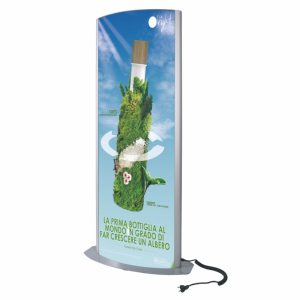 Totem luminoso 70x200 da interno 2