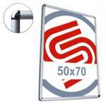 Cornice a scatto 50x70 angolo tondo