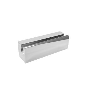 Distanziale sign clamp alluminio cromato lucido per fissaggio a parete di targhe professionali senza fori