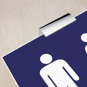 Distanziale SIGN CLAMP cromo lucido 80 mm - immagine 3