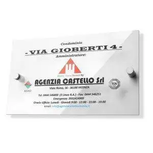 Blister di 4 distanziali in alluminio cromato lucido - immagine 2