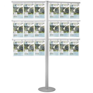 Espositore pubblicitario portamessaggi 18 tasche A4 - immagine 1