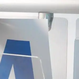 Espositore pubblicitario portamessaggi 16 tasche A4 orizzontali - immagine 3