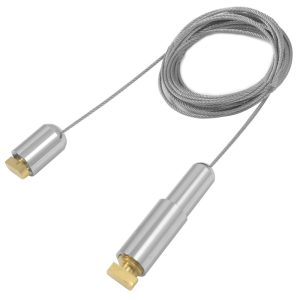 Portamessaggi con doppio attacco soffitto/pavimento per guida scorrevole - immagine 2