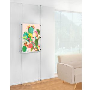 Portamessaggi con doppio attacco diretto soffitto/pavimento – Image 2