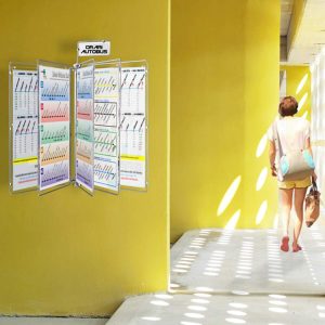 Wall display for messages, 5 pages cm. 70x100 - Image 2