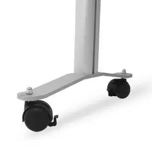 Floorstanding Brochure Holder, on wheels, DOUBLE (6xA4) - Image 2