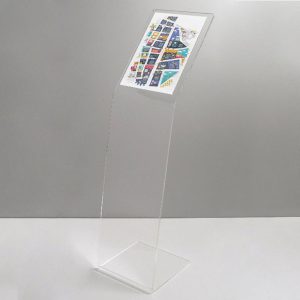 Leggio da pavimento ad una tasca formato A4 (21 x 29.7 cm.) con base a L - immagine 5