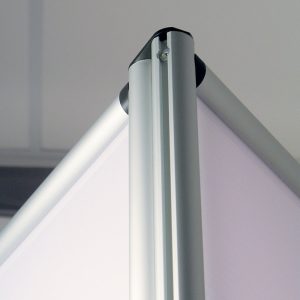 Parete divisoria doppia in policarbonato alveolare bianco satinato - immagine 4