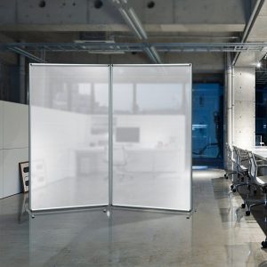 Parete divisoria doppia in policarbonato alveolare semi trasparente – Image 3