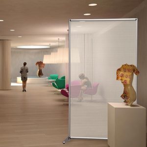 Parete divisoria singola in policarbonato alveolare semi trasparente – Image 3