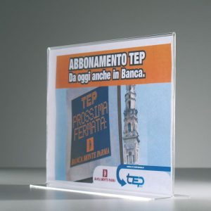 Portavvisi da banco bifacciale A4 orizzontale ( 30x21 cm.) – Image 1