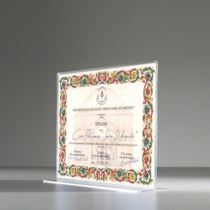 Portavvisi da banco bifacciale A5 orizzontale ( 21x15 cm.) - immagine 1