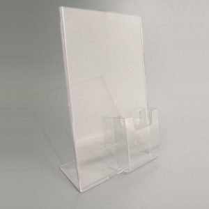 Portavvisi da banco A4 verticale con tasca porta card verticale – Image 2