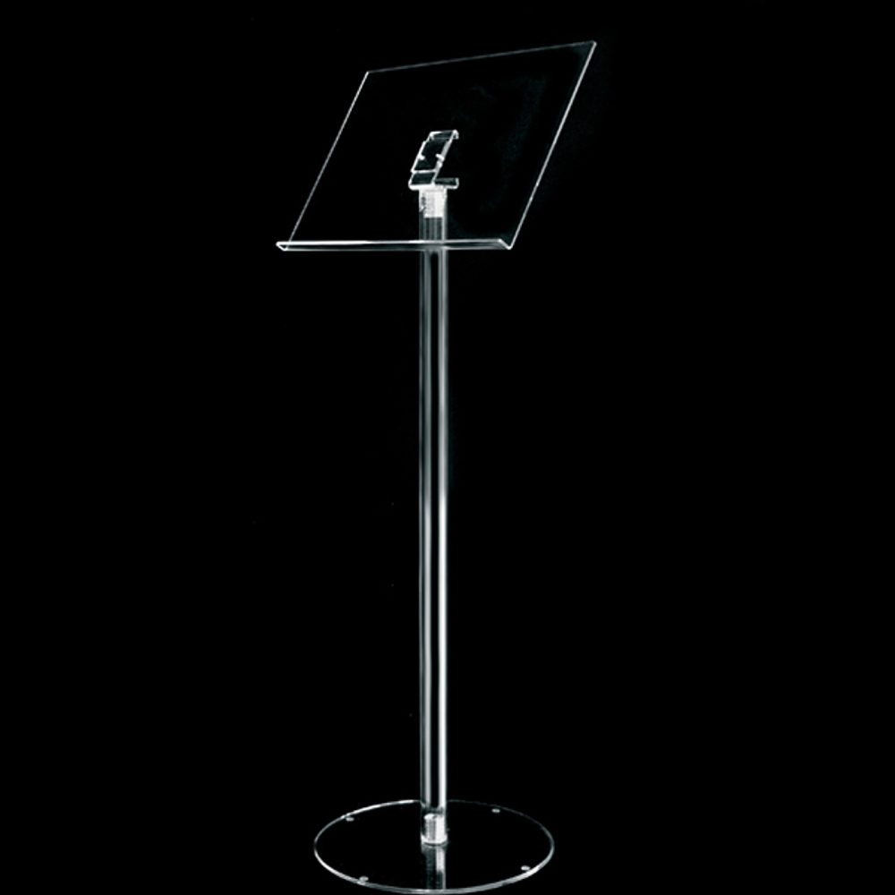 leggio pavimento plexiglass trasparente reggi libro a3