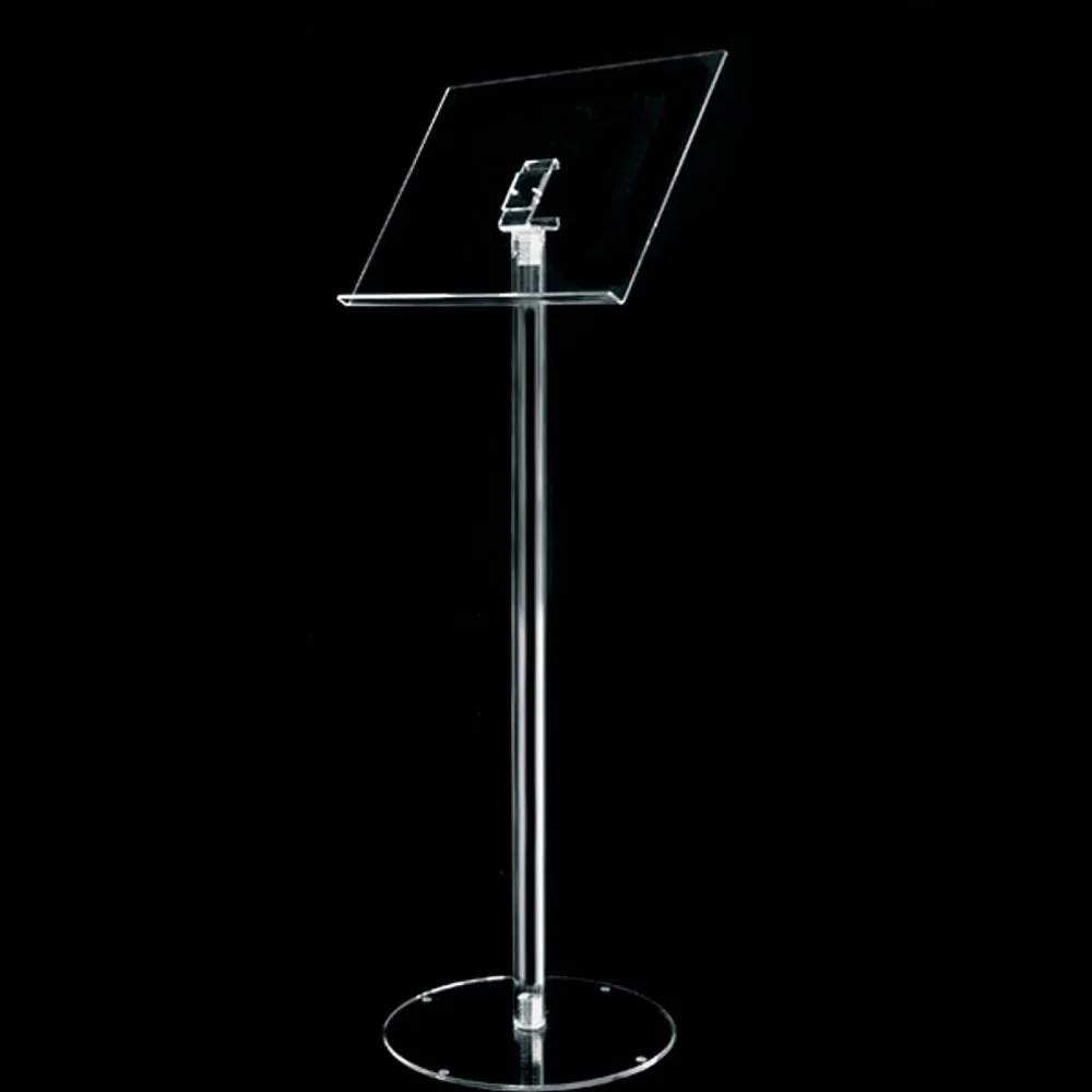 leggio pavimento plexiglass trasparente reggi libro a3