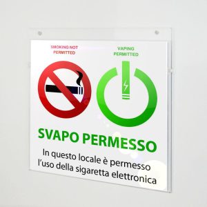 Tasca portavvisi con fori formato A3 orizzontale (42 x 30 cm.) - immagine 1