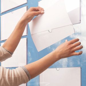 Portavvisi da parete A5 orizzontale (21 x 15 cm.) – Image 2