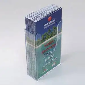 Portadepliant da parete a 1 tasca formato 1/3 A4 - immagine 2