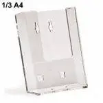 Portadepliant da parete a 1 tasca formato 1 3 di A4