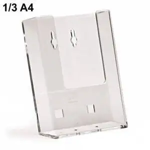 Portadepliant da parete a 1 tasca formato 1 3 di A4