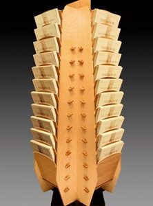 espositore legno 48tasche girevole wood04