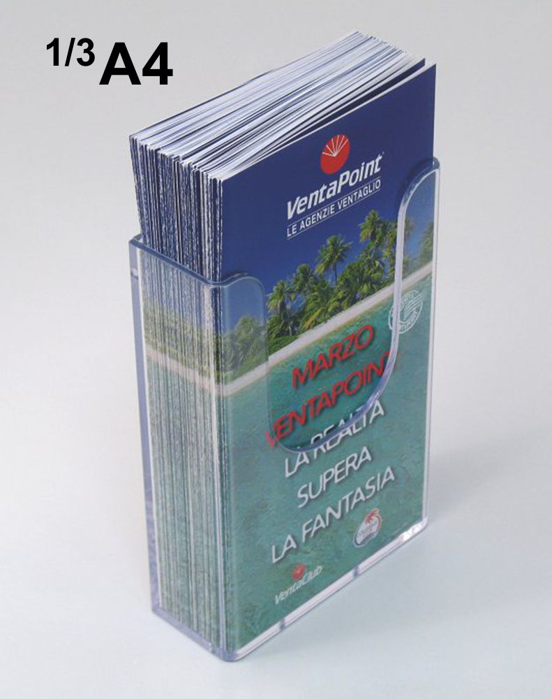 porta depliant da parete 1 tasca 1 3 di a4 verticale 2