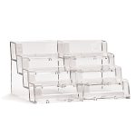 portabiglietti da visita banco orizzontale con 8 tasche