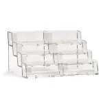 portabiglietti da visita banco orizzontale con 8 tasche