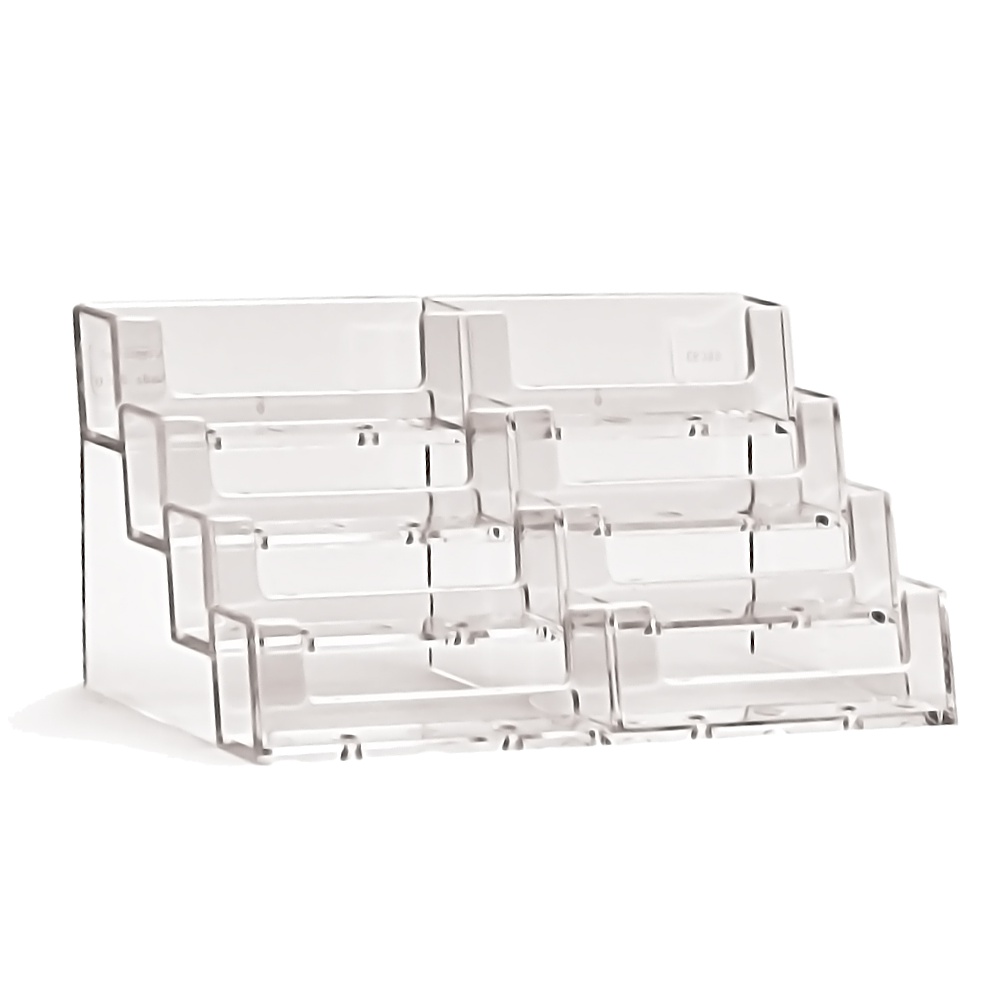 portabiglietti da visita banco orizzontale con 8 tasche