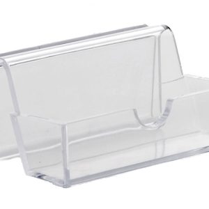 portabiglietti da visita banco orizzontale con scomparto porta menu