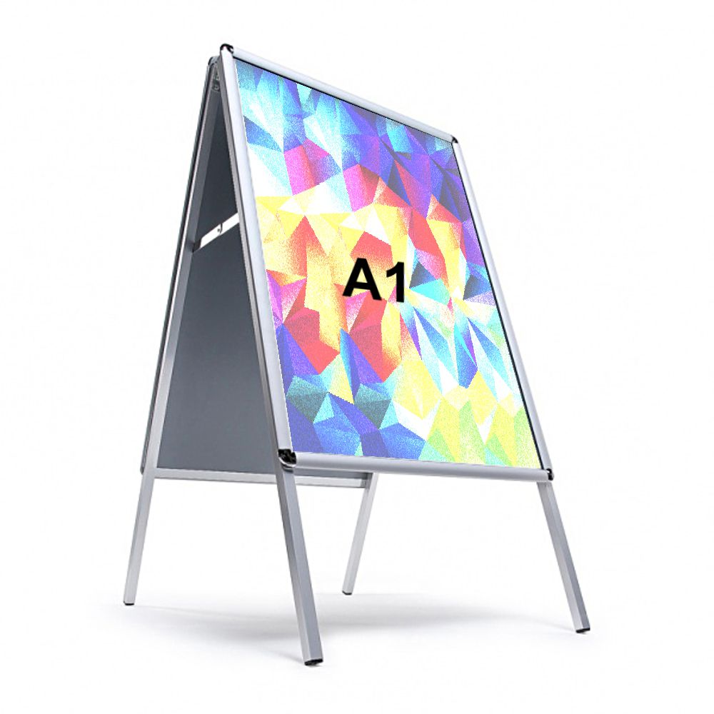 cornice a cavalletto bifacciale a1 fondo in metallo 1