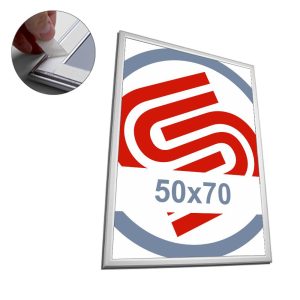 Cornice a scatto bifacciale da vetro 50x70