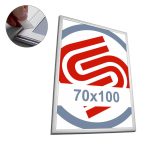 Cornice a scatto bifacciale da vetro 70x100