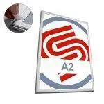 A2 double-sided snap frame for display cases